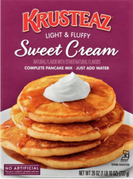 KRUSTEAZ Light & Fluffy 'Sweet Cream' Complete Pancake Mix 737 gr